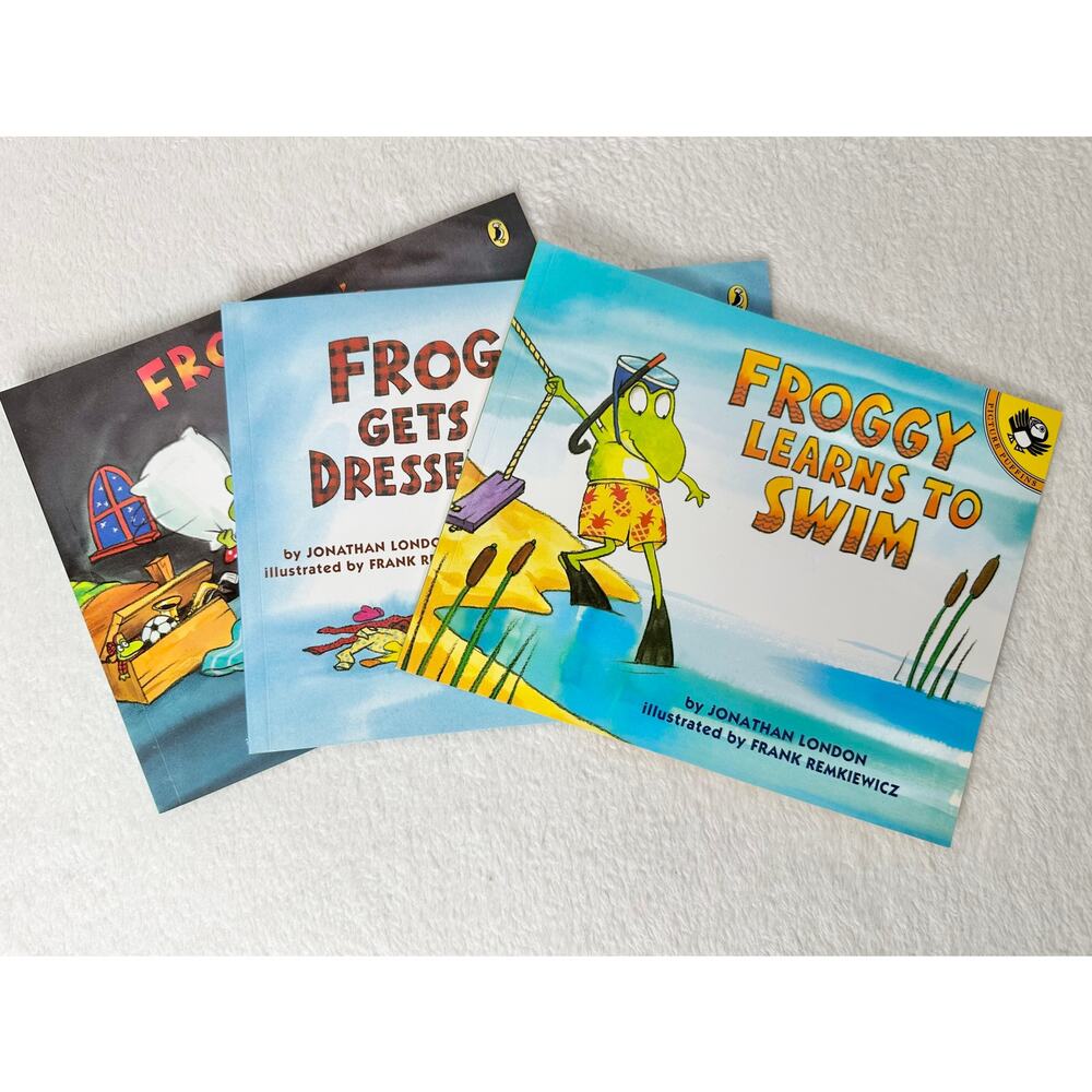 Set of 3 Froggy Books by Jonathan London Kids Literature